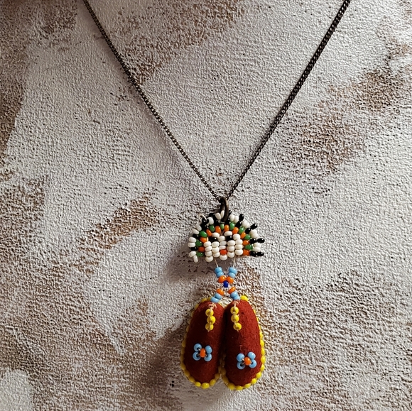 Handcrafted Ethnic Necklaces Bracelets Keychain Seed Bead Native Ethnic Navajo 9 - Picture 8 of 16